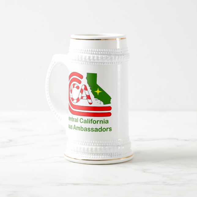 Jarra De Cerveza Stein - Escudo embajador/logotipo CCCA (Anverso izquierdo)
