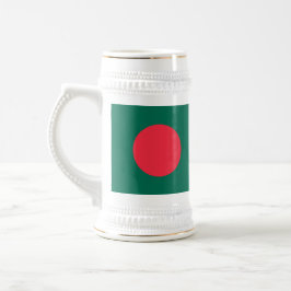 Jarra De Cerveza Stein Mug con bandera de Bangladesh