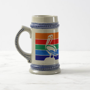Jarra De Cerveza Stein Mug con bandera de San Petersburgo