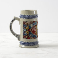 Stein Mug con diseño colombiano de colores