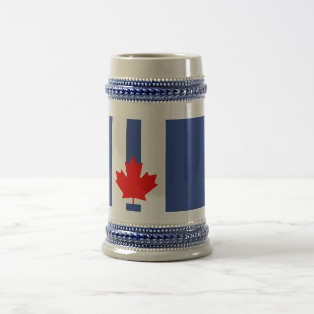 Jarra De Cerveza Stein Mug with Flag of Toronto, Canada (Centro)