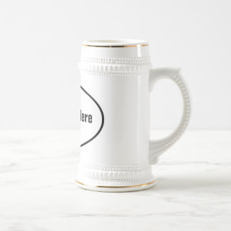 Jarra De Cerveza Stein oval europeo adaptable