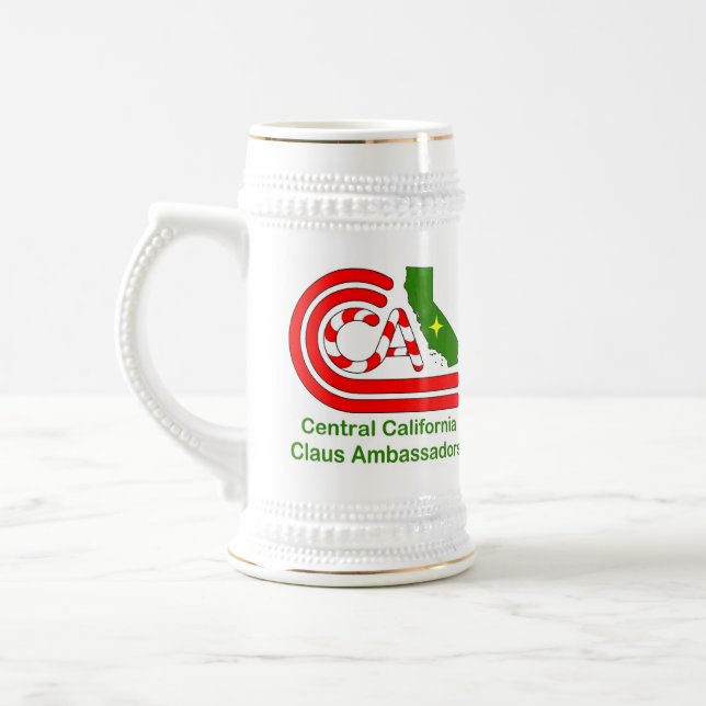 Jarra De Cerveza Stein - Personalizado con el logotipo de CCCA (Izquierda)