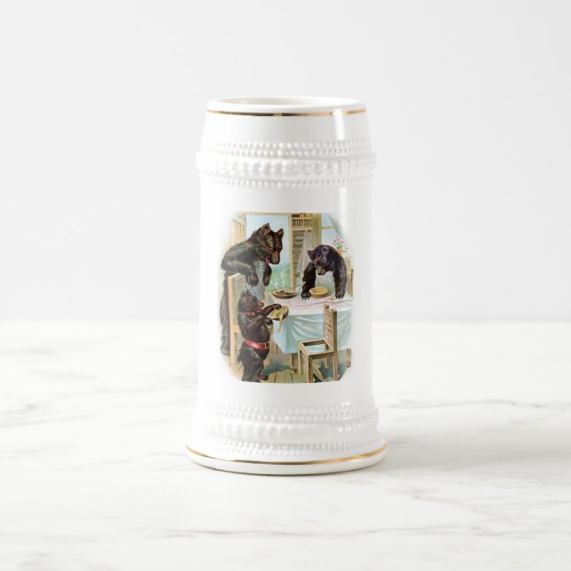 Jarra De Cerveza Stein, un cuento de hadas de tres osos (Centro)