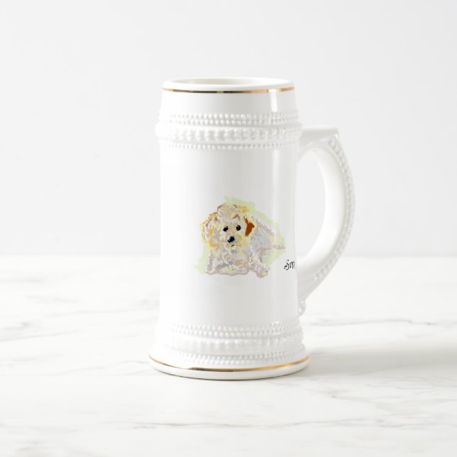 Jarra De Cerveza Steins : Golden Retriever  (Anverso derecho)