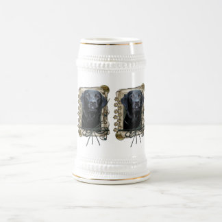 Jarra De Cerveza Stone_Paws_Labrador_Black