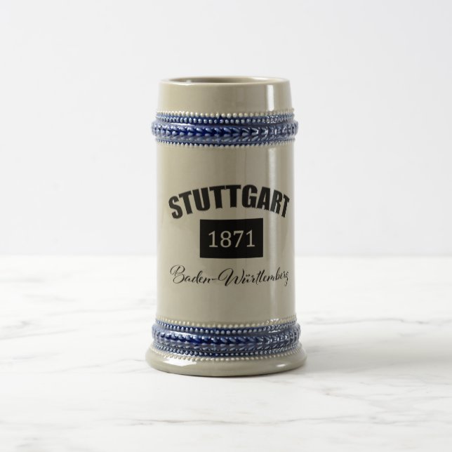 Jarra De Cerveza Stuttgart Germany Mug (Centro)