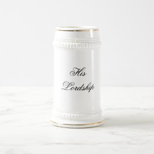 Jarra De Cerveza Su cerveza Stein de la señoría