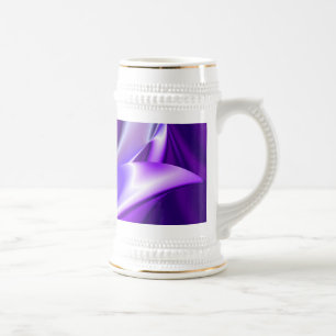 Jarra De Cerveza Sueño púrpura , Abstracto Fantasía Arcoiris