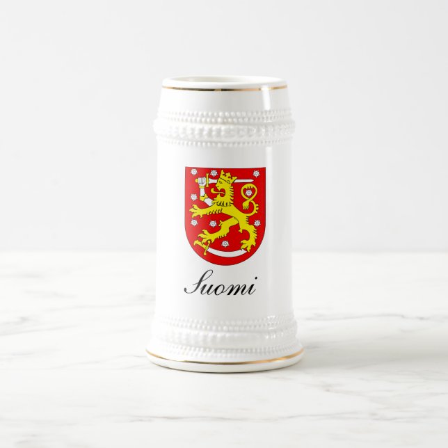 JARRA DE CERVEZA SUOMI (FINLANDIA) (Centro)
