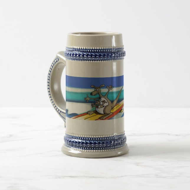 Jarra De Cerveza Surf Australia stein (Anverso izquierdo)