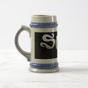 Jarra De Cerveza Surf blue stein