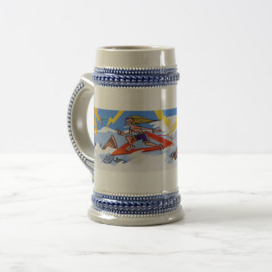 Jarra De Cerveza Surf The Bermuda Triangle stein