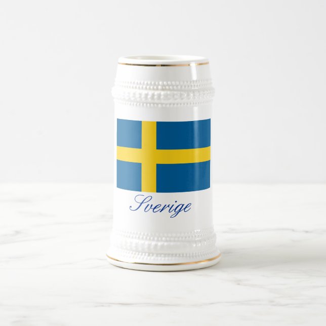 Jarra De Cerveza SVERIGE (Suecia) (Centro)