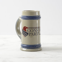 Jarra De Cerveza Tall mug, colonial - style, Constitution Party