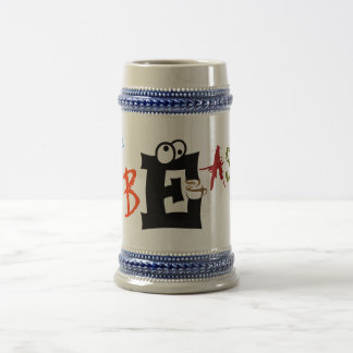 Jarra De Cerveza "Taza de café del café de la bestia del café"