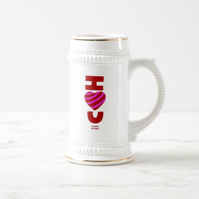 Jarra De Cerveza Te Amo Stein Mug (Derecha)