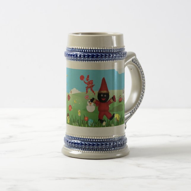 Jarra De Cerveza Tema de Nowruz Mug (Anverso derecho)