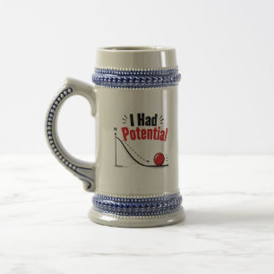 Jarra De Cerveza Tenía Humor de Física Potencial