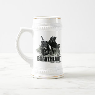 Jarra De Cerveza Terrier de caza alemán, el Jagdterrier , arte 