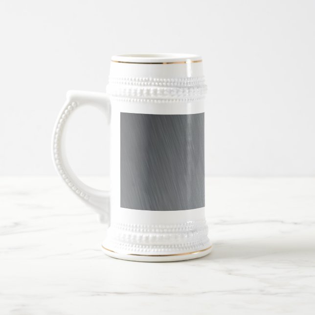 Jarra De Cerveza Textura del acero inoxidable con puntos (Izquierda)