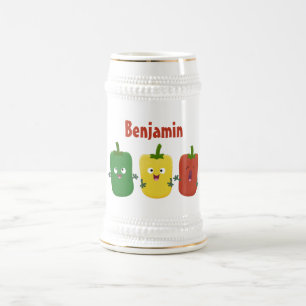 Jarra De Cerveza Tía de pimiento picante capsicum trío canto person
