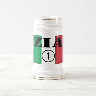 Jarra De Cerveza Tías italianas: Uno de Zia Numero