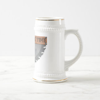 Jarra De Cerveza Tiempo de madera Stein (ningún fondo) de Choppin