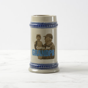 Jarra De Cerveza Tiene que ser el abuelo Clase Clase Retro Vintage