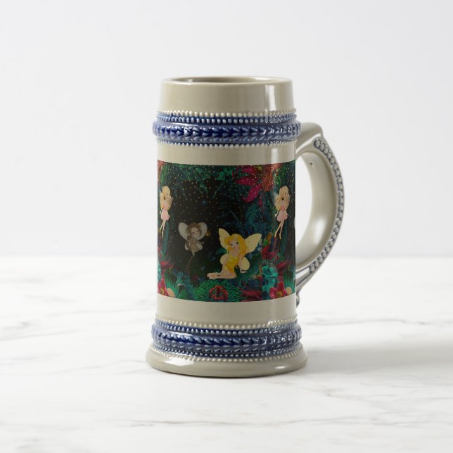 Jarra De Cerveza Tierra de hadas (Anverso derecho)