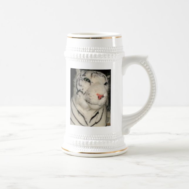 Jarra De Cerveza Tigre blanco 1, Stein (Derecha)