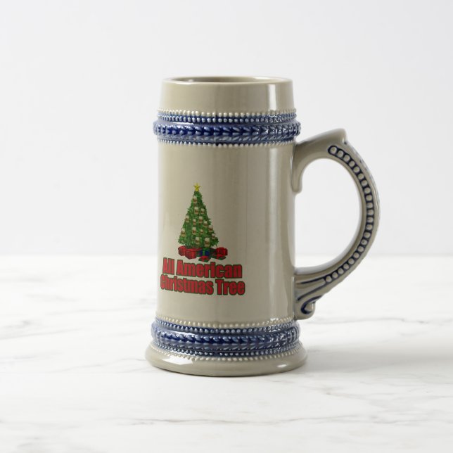 Jarra De Cerveza Todo el árbol de navidad americano con la cerveza (Derecha)