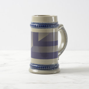 Jarra De Cerveza Tonos azul violeta