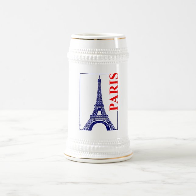 Jarra De Cerveza Torre de París-Eiffel (Centro)