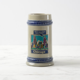 Jarra De Cerveza Torre Willis Tower/Sears