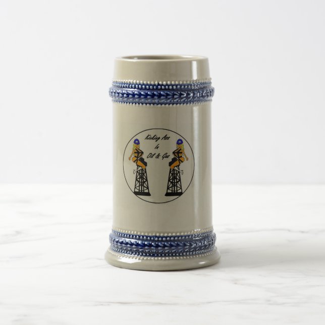 Jarra De Cerveza Torres de perforación gemelas Stein (Centro)
