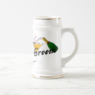 Jarra De Cerveza Tosta de Groom Champagne