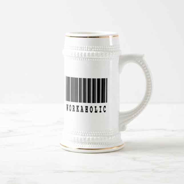 Jarra De Cerveza trabajoholico (Derecha)