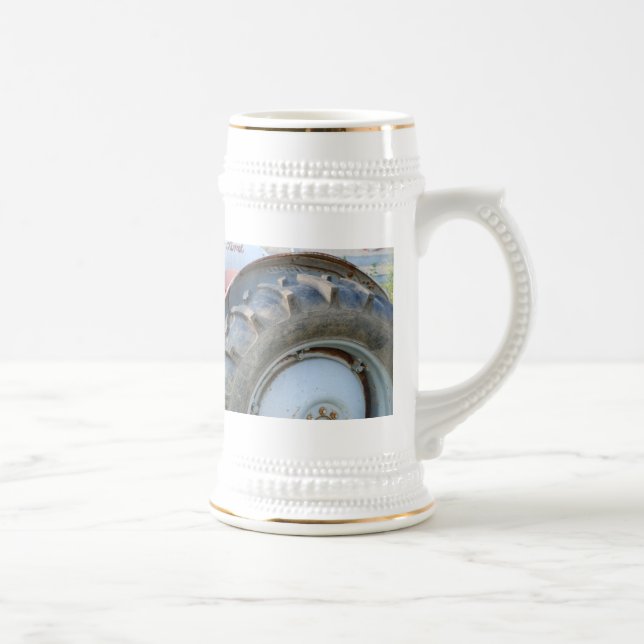 Jarra De Cerveza tractor antiguo (Derecha)