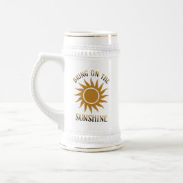 Jarra De Cerveza Traiga el Sol Dorado