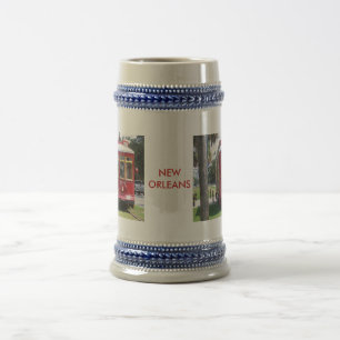Jarra De Cerveza Tranvía de Nueva Orleans