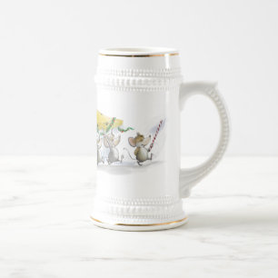 Jarra De Cerveza Trayendo a los Navidades Cerveza Quesa Stein