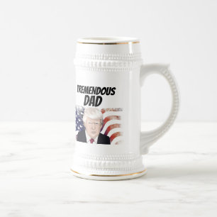 JARRA DE CERVEZA TREMENDO DAD DONALD TRUMP BEIN STEIN