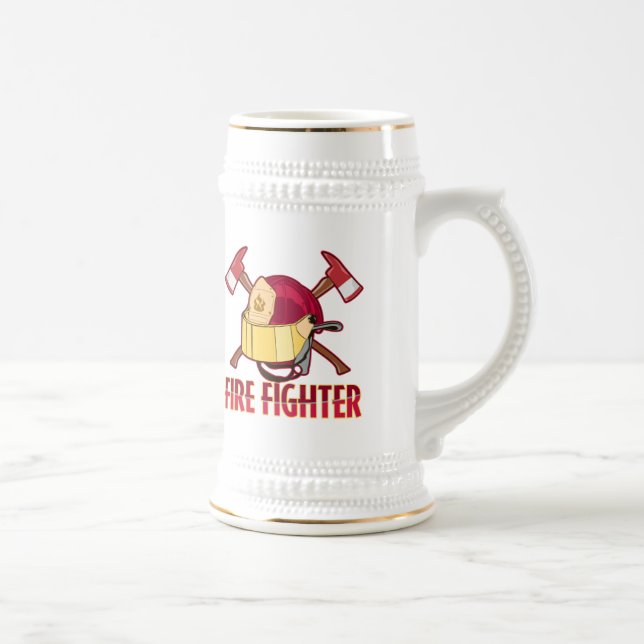 Jarra De Cerveza Tributo del bombero (Derecha)