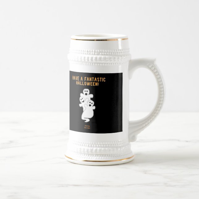 Jarra De Cerveza Trickster Ghosts Stein Mug (Derecha)