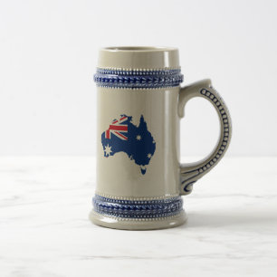 Jarra De Cerveza Trozo de Australia, Australia