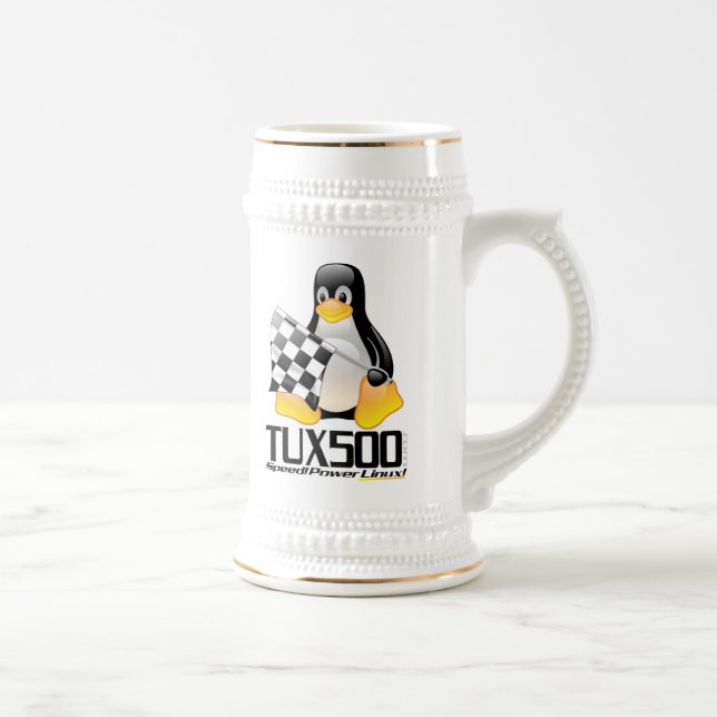 Jarra De Cerveza Tux500.com Stein (Derecha)