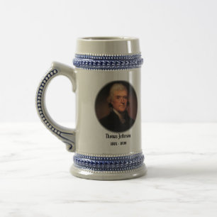 Jarra De Cerveza U.S.A. 3ro Presidente (taza cobrable)