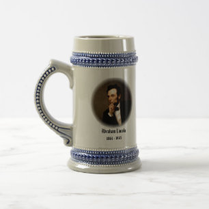 Jarra De Cerveza U.S.A. décimosexto Presidente (taza cobrable)