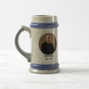 Jarra De Cerveza U.S.A. trigésimo Presidente (taza cobrable)